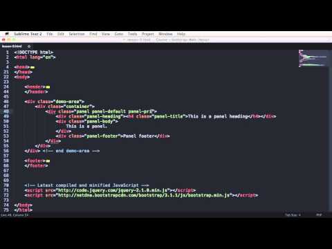 Bootstrap 3 for Web Design   4 5  Panels