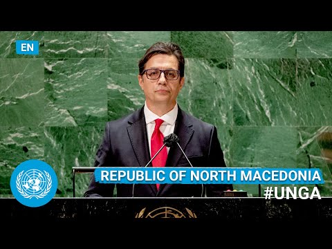 🇲🇰 Republic of North Macedonia - President Addresses UN General Debate, 76th Session (English)