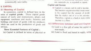 Capital , class 10th ,ICSE BOARD