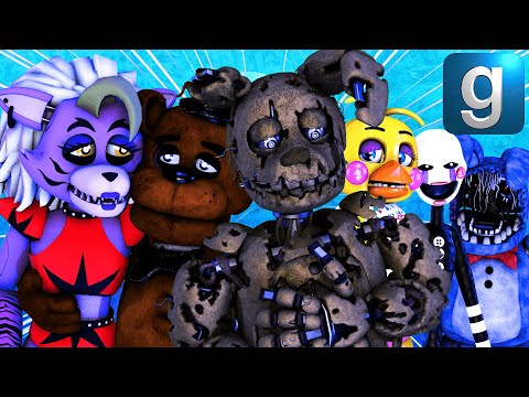 Gmod FNAF | Freddy And Friends Get Trapped In The Freezer!