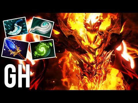 gh Shadow Fiend Euls Scepter Refresher Magic Wombo Combo Dota 2 7.06
