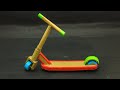 School Projects How To Make A Scooter With Cardboard
