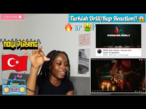 MERO feat. Murda - Konum Gizli (prod. by Spanker) TURKISH DRILL/RAP REACTION