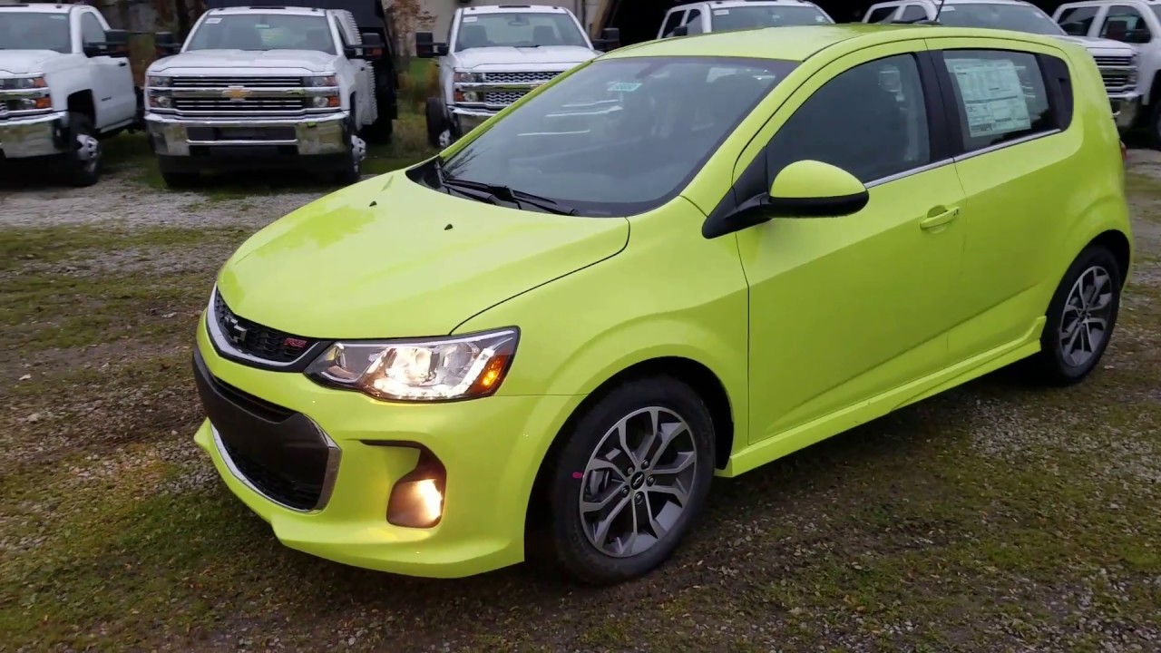 2019 Chevy SONIC HATCHBACK LT RS- New SHOCK Color ...