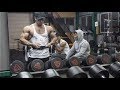 【筋トレ】トップフィジーカーと肩と胸を追い込む!
