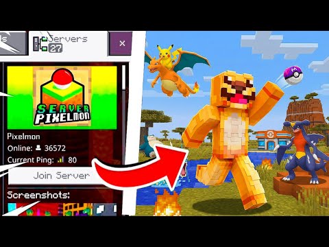 *NEW* The Best Pixelmon Server On Minecraft Bedrock 2026 (Xbox, PlayStation, MCPE, Switch, Win10)
