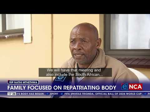 Mthethwa family focused on repatriating ambassador's body not speculations