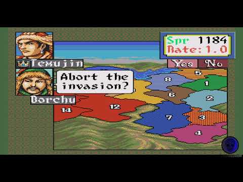 Genghis Khan II Clan Of The Gray Wolf - Genesis / Megadrive