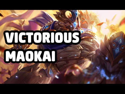 VICTORIOUS MAOKAI SKIN SPOTLIGHT - LEAGUE OF LEGENDS
