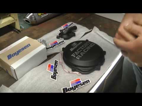Boyesen Supercooler Kit & Clutch Cover Install & Overview
