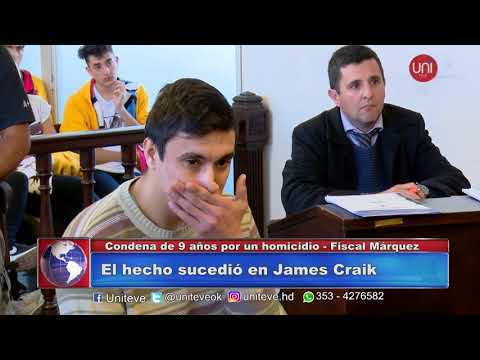 Condena de 9 años por un homicidio en James Craik