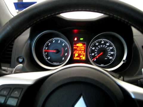 Borla cat-back exhaust from inside the car