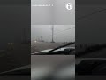 Storm surge is caught on video in Dulac, Louisiana after Hurricane Francine makes landfall