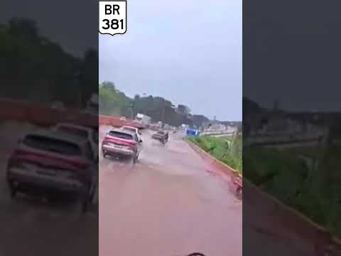 Alagamento na BR 381 em São Joaquim de Bicas MG.