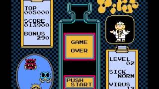 Virus (Dr. Mario Prototype Version) NES Gameplay