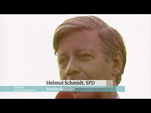 Bundestagswahl 1980: Helmut Schmidt und Franz Josef Strauß auf Wahlkampf im Ruhrgebiet