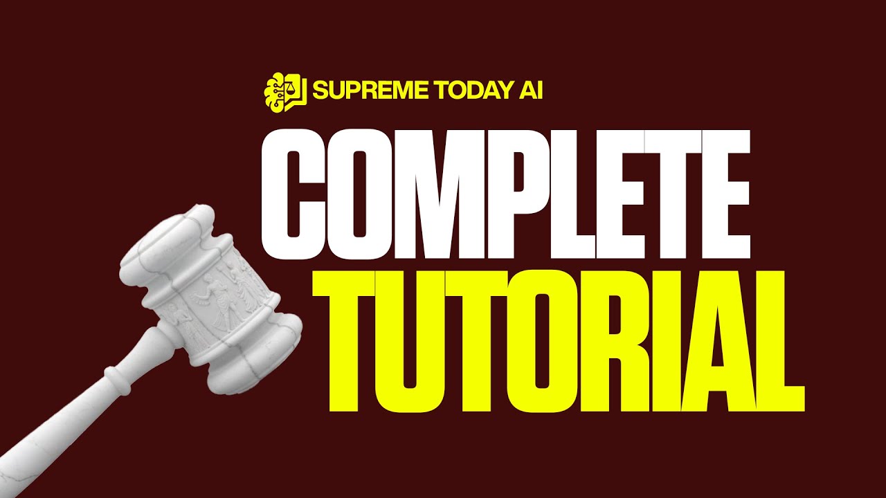 Supreme Today AI – Complete Tutorial (Full Walkthrough of All Tools)