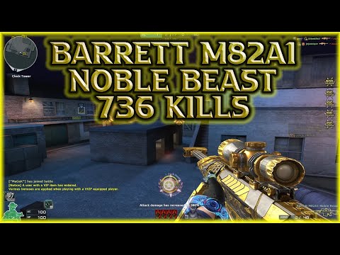 Crossfire West | Barrett M82A1-Noble Beast | Hero Mode X | 736 Kills