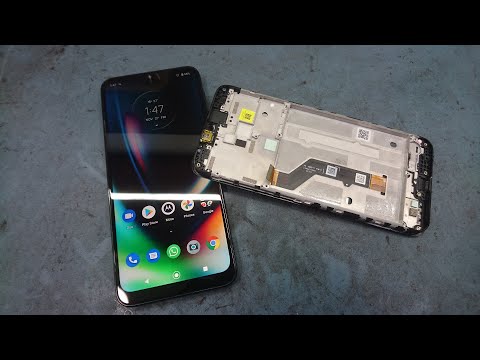 motorola moto G9 Display replacement [ Vertical Line on screen ]