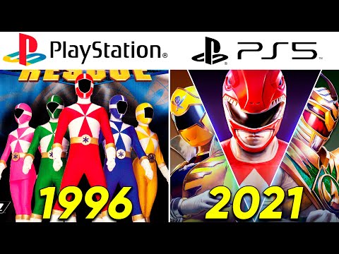 Evolution of POWER RANGERS PlayStation Games (1996-2021)