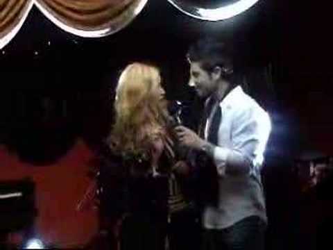 Anna Vissi with Fabrizio Faniello.