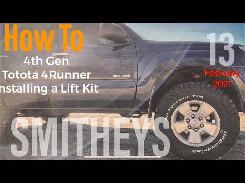 Easy Suspension Lift Kit Install |Driveway lift | 4th Gen 4Runner