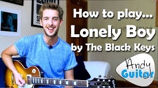 The Black Keys Lonely Boy Guitar Lesson Tutorial - Minor Pentatonic Song #7