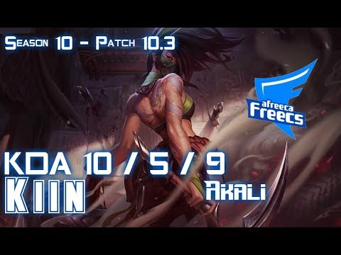 AFs Kiin AKALI vs Gen Rascal MORDEKAISER Top - Patch 10.3 KR Ranked