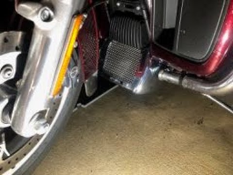Harley Ultra Classic Chrome Oil Cooler Cover Install