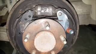 Chevy Cobalt Saturn Ion Pontiac G5 rear brake noise repair 5 lug wheel