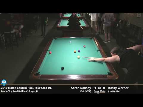 Sarah Rousey vs Kassy Werner (Finals) - 10 Ball - 2019 NCPT Stop #6