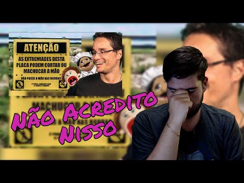 AS PLACAS MAIS ENGRAÇADAS DA INTERNET Feat. Fantoches - Peter Aqui | React