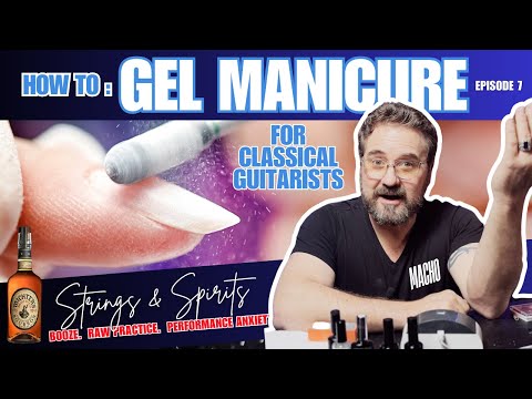 How to complete a Gel Manicure for Classical Guitarists | String & Spirits Ep 7 |  Michter's Bourbon