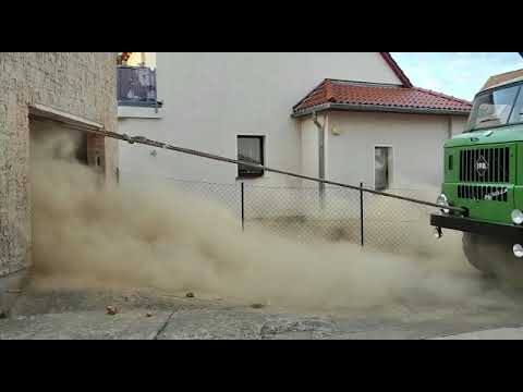 Abriß mit dem IFA W50 LA Allrad