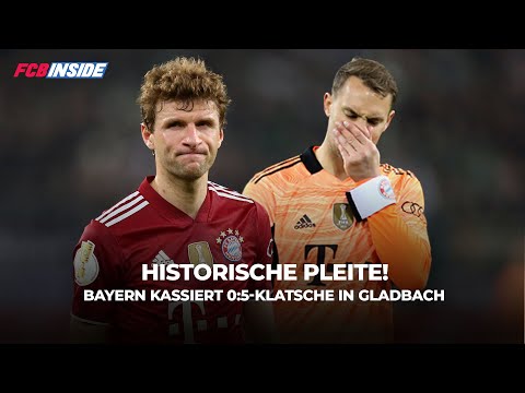 Historische Pleite: Bayern kassiert 0:5-Klatsche in Gladbach und scheidet früh aus dem Pokal aus