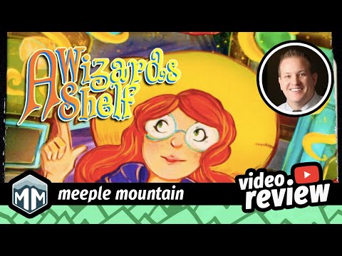 Meeple Mountain: A Wizard's Shelf - Overview & Review (with Boardgame Brody)