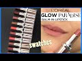 L Oreal Glow Paradise Hydrating BALM In LIPSTICK Lip Swatches Review