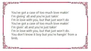 Lisa Stansfield - Too Much Love Makin&#39; Lyrics