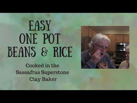 Bean and Rice Casserole | Easy Comfort Food | Sassafras Stoneware Cooking