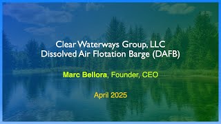 Clearing the Way: Portable Water Treatment from Clear Water Ways | BIC Stage 2 Accelerator