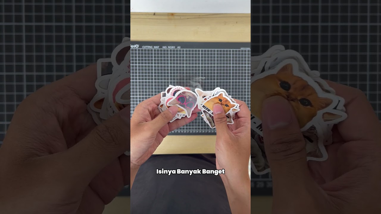 Bikin Gemes! 50 Stiker Kucing Meme Viral | Review Stiker Pack Aesthetic Tahan Air
