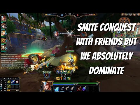 Smite Conquest with Friends, but We Absolutely Dominate