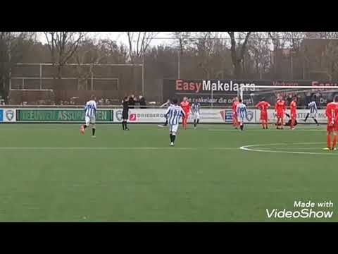 Voetbal UVS - KAGIA, 3e doelpunt, 7-3-2020