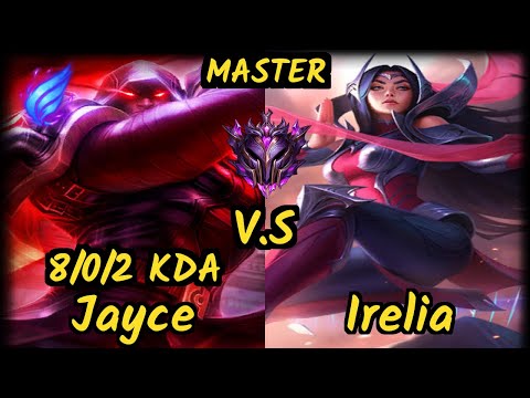 OPT Dhokla (JAYCE) vs IRELIA - 8/0/2 KDA TOP GAMEPLAY - NA Ranked MASTER