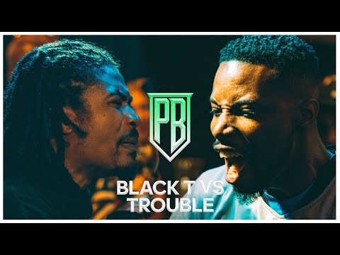Black T vs Trouble | Premier Battles | Rap Battle