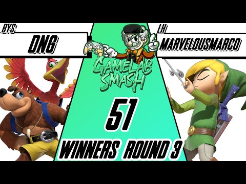 GameLab-Smash #51 DNG (Banjo) Vs MarvelousMarco (Toon Link)
