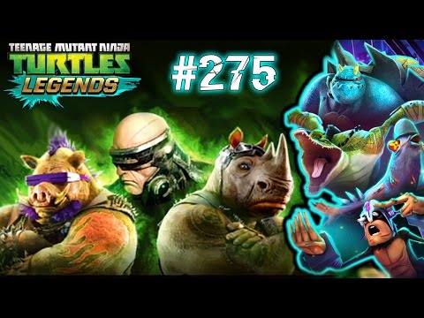 All Mutanimals & Leonardo Ninja Turtles vs Krang Movie - Teenage Mutant Ninja Turtles Legends 2017