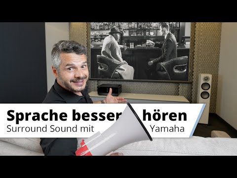 Bessere Sprachverständlichkeit mit Yamaha AV-Receivern + Surround Ai + Adaptive DRC und YPAO Volume