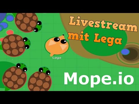 1. Livestream von Lega - [1. Teil - Mope.io] I Mope.io / Skribbl.io / Deeeep.io
