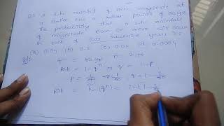 Water Resources Engineering: Frequency Analysis Of Rainfall Data(GATE problems)